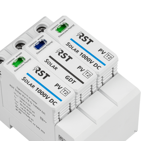 Ogranicznik przepięć RST Solar PV T2 G 1000VDC  | do obwodów DC systemów fotowoltaicznych