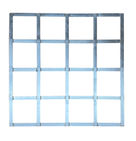 Krata uziemiająca wykonana z bednarki stalowej ocynowanej St/Zn
