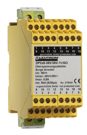 Ogranicznik DP 2x8-36V/36V-Tr/GO