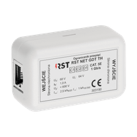 Ogranicznik przepięć RST NET GDT TH | do ochrony zgrubnej sieci informatycznych i systemów telewizji dozorowej IP