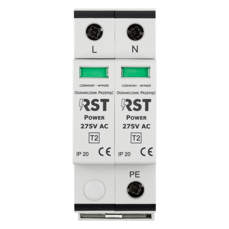 Ogranicznik przepięć RST Power T2 2+0 | 275V