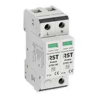 Ogranicznik przepięć RST Power T2 2+0 275V | do sieci jednofazowych TN 230/400 V