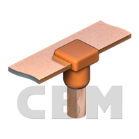 Forma do  połączenia | bednarka 40x4 - uziom fi 17,2