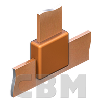 Forma do połączenia |  bednarka 40x5 - bednarka 40x5