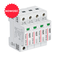 Ogranicznik przepięć RST Power T1 + T2 4 + 0 275V | do sieci trójfazowych TNS 230/400 V
