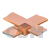 Forma do połączenia | bednarka 25x3 - bednarka 25x3