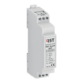 Ogranicznik przepięć RST Guard GDT | do ochrony zgrubnej obwodów sygnałowych
