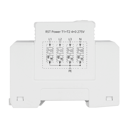 Ogranicznik przepięć RST Power T1 + T2 4 + 0 275V | do sieci trójfazowych TNS 230/400 V