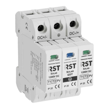 Ogranicznik przepięć RST Solar PV T1+T2 G 1200V DC | do obwodów DC systemów fotowoltaicznych