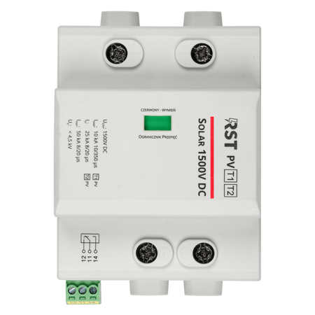 Ogranicznik przepięć RST Solar PV T1+T2 G 1500V DC | do obwodów DC systemów fotowoltaicznych