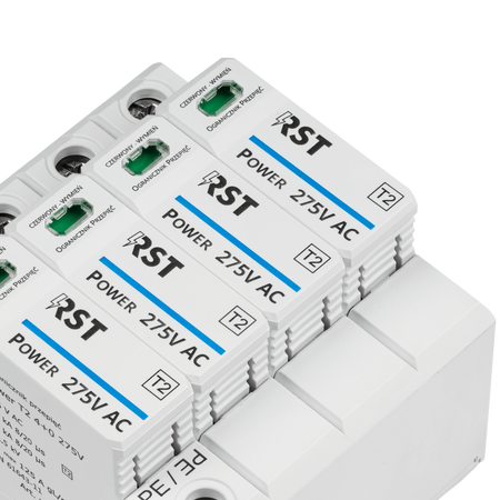 Ogranicznik przepięć RST Power T2 4 + 0 275V | do sieci trójfazowych TNS 230/400 V