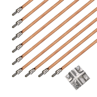 Uziom kompletny kuty St/Cu 0,100 Cu  | 14,2 mm 9m