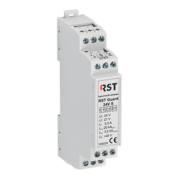 Ogranicznik przepięć RST Guard 24V S | do ochrony systemów sterowania i kontrolno-pomiarowych