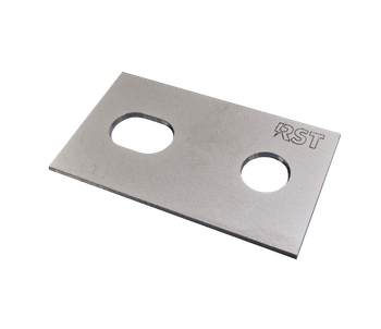 Przekładka  St/St do złącz kontrolnych 75x40 mm