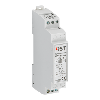 Ogranicznik przepięć RST Guard 24V HF | do ochrony systemów sterowania i kontrolno-pomiarowych