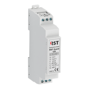Ogranicznik przepięć RST Guard 12V | do ochrony systemów sterowania i kontrolno-pomiarowych