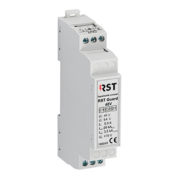 Ogranicznik przepięć RST Guard 48V | do ochrony systemów sterowania i kontrolno-pomiarowych