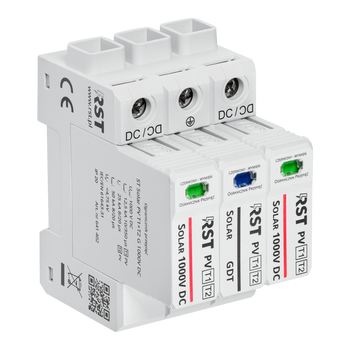 Ogranicznik przepięć RST Solar PV T1+T2 G 1000 V DC |  do obwodów DC systemów fotowoltaicznych  