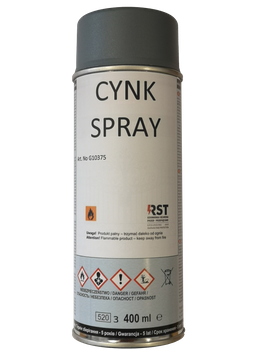 Cynk przemysłowy w spray'u  | 400 ml