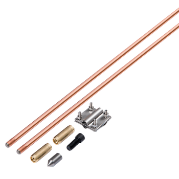 Uziom kompletny złączkowy St/Cu | 3/4" 6 m