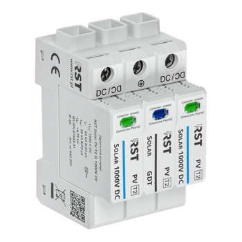 Ogranicznik przepięć RST Solar PV T2 G 1000VDC  | do obwodów DC systemów fotowoltaicznych