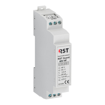 Ogranicznik przepięć RST Guard 48V HF | do ochrony systemów sterowania i kontrolno-pomiarowych