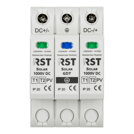 Ogranicznik przepięć RST Solar PV T1+T2 G | 1000 V DC